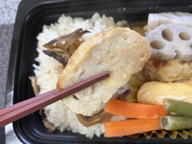 JALの機内食のハンバーグです。